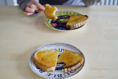 Marmalade and sourdough toast