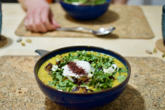 Turmeric and lentil soup