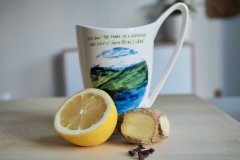 Morning lemon and ginger tea